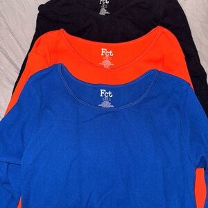 Fct Women's Long Sleeve Tee - Black, Red, Blue